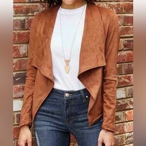 Matilda Jane Good Hart Brown Suede Jacket NWOT